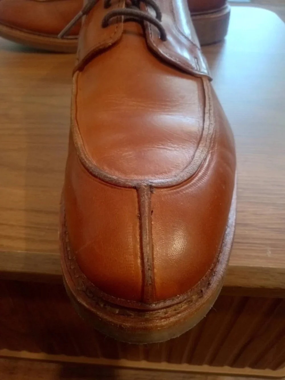 Allen Edmonds Denali Derby Brown Leather Men’s Shoes Size 8.5 D 5876